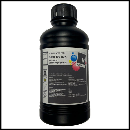 UV DTF Ink (Black, 250ml bottle)