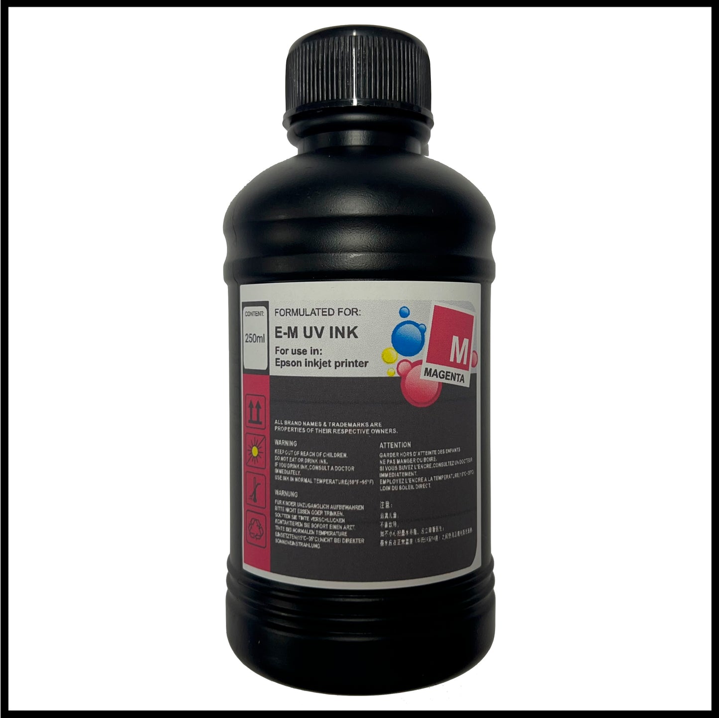 UV DTF Ink (Magenta, 250ml bottle)