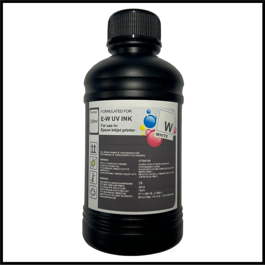 UV DTF Ink (White, 250ml bottle)