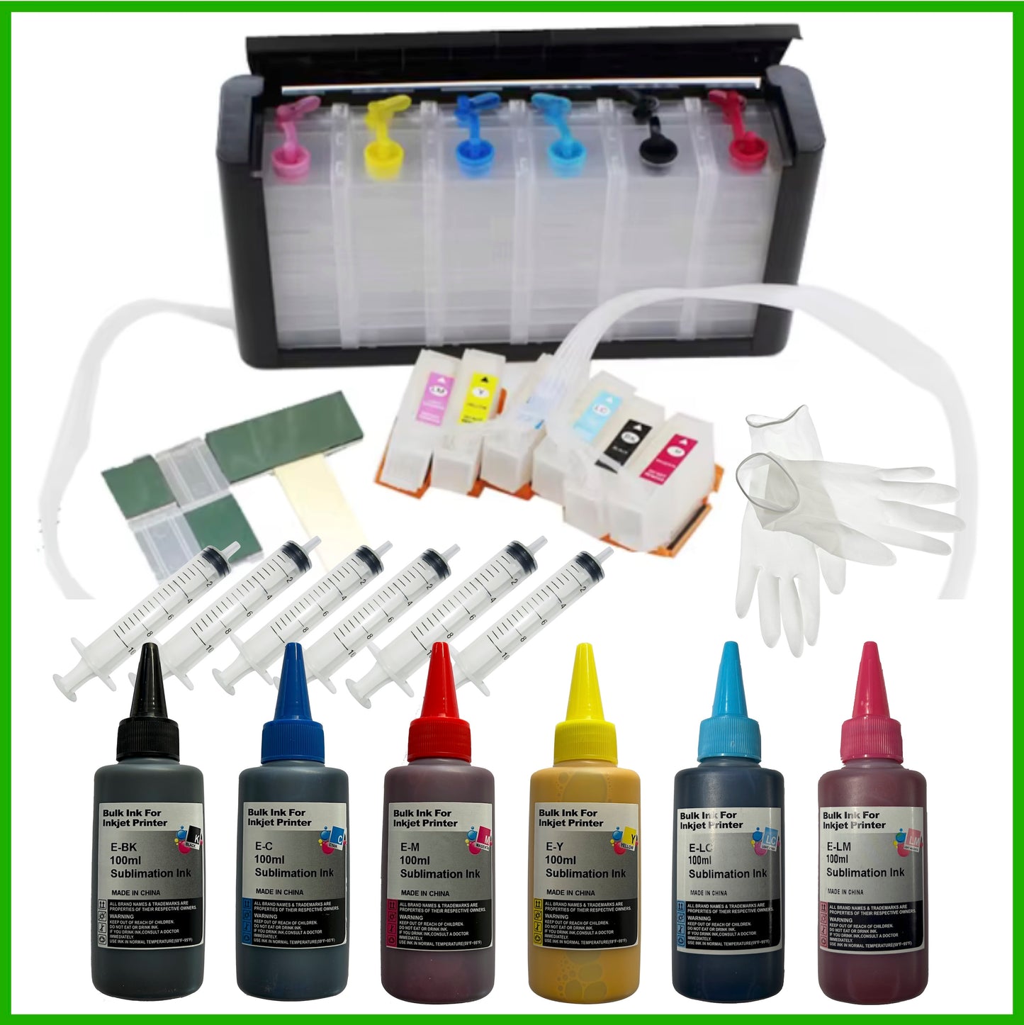 378XL CISS Sublimation Starter Kit For Epson Expression Premium Printers