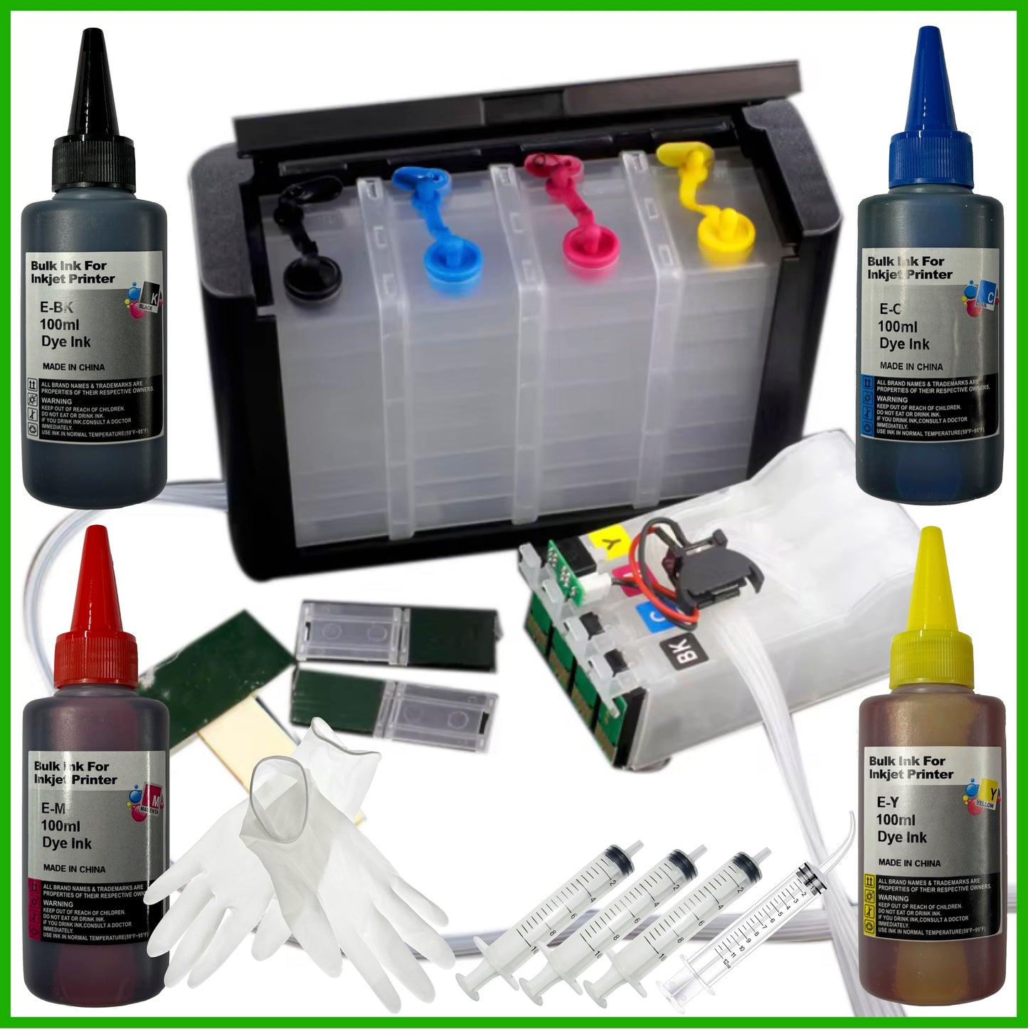 405XL CISS Refill Starter Kit For Epson WorkForce Printers