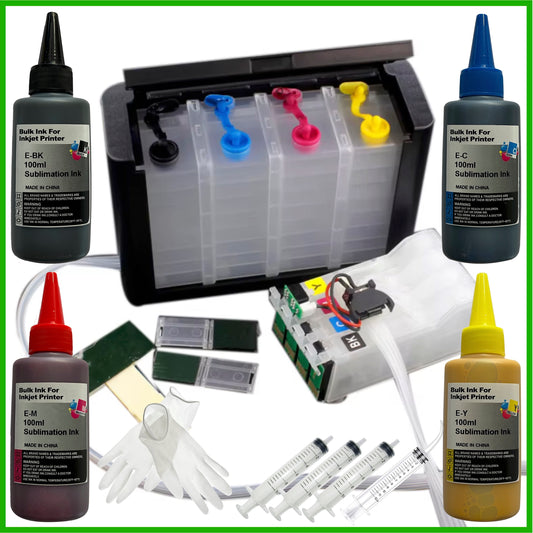 405XL CISS Sublimation Starter Kit For Epson WorkForce Printers