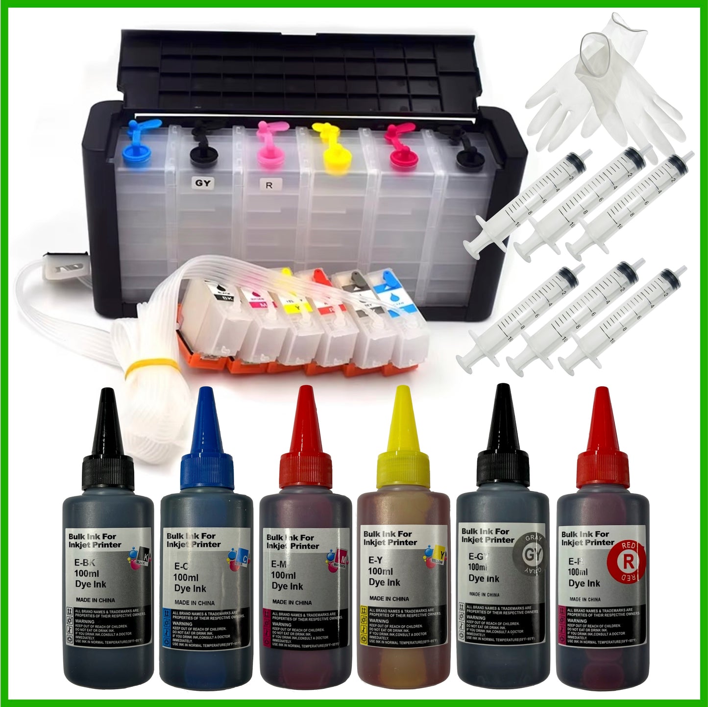 378XL & 478XL CISS Refill Kit For Epson Expression Premium Printers