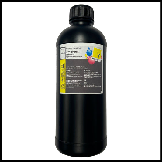 UV DTF Ink (Yellow, 500ml bottle)