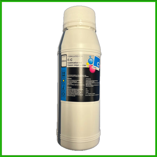 Sublimation Ink for Epson Printers (Cyan, 250ml bottle)