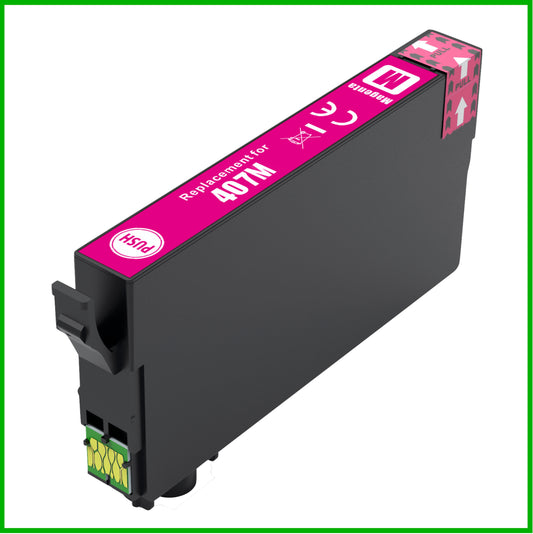 Compatible Epson 407 Magenta Ink Cartridge (Keyboard)